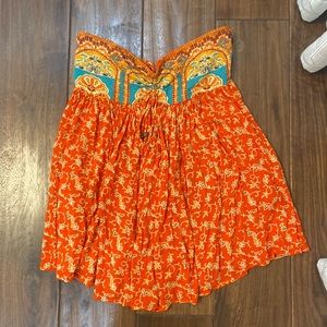 Strapless romper Free People Elowen Romper